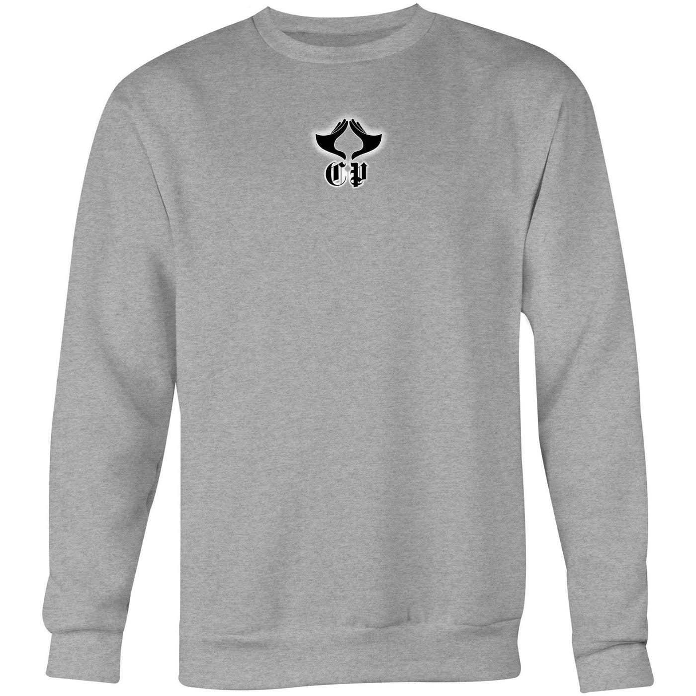 SUPPORT YOUR DEALER B&W - Mens Sweatshirt - BACK PRINT