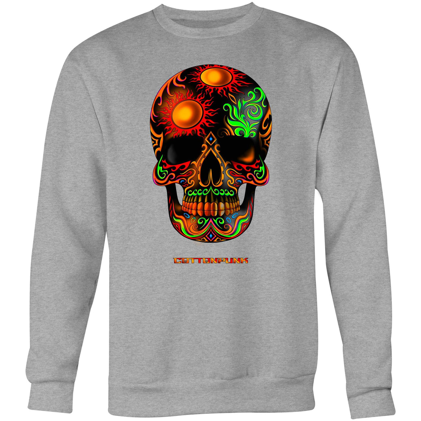 DEATH BY SUNSET - Mens Sweatshirt - FRONT PRINT