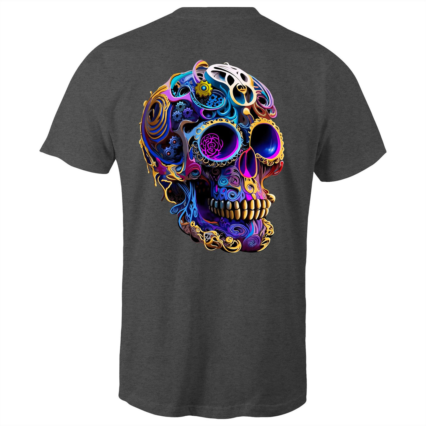 GEARS OF TIME - Mens T-Shirt - BACK PRINT