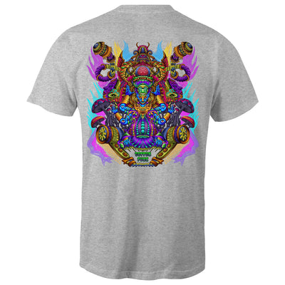 MAGIC SHROOM GOD  - Mens T-Shirt - BACK PRINT