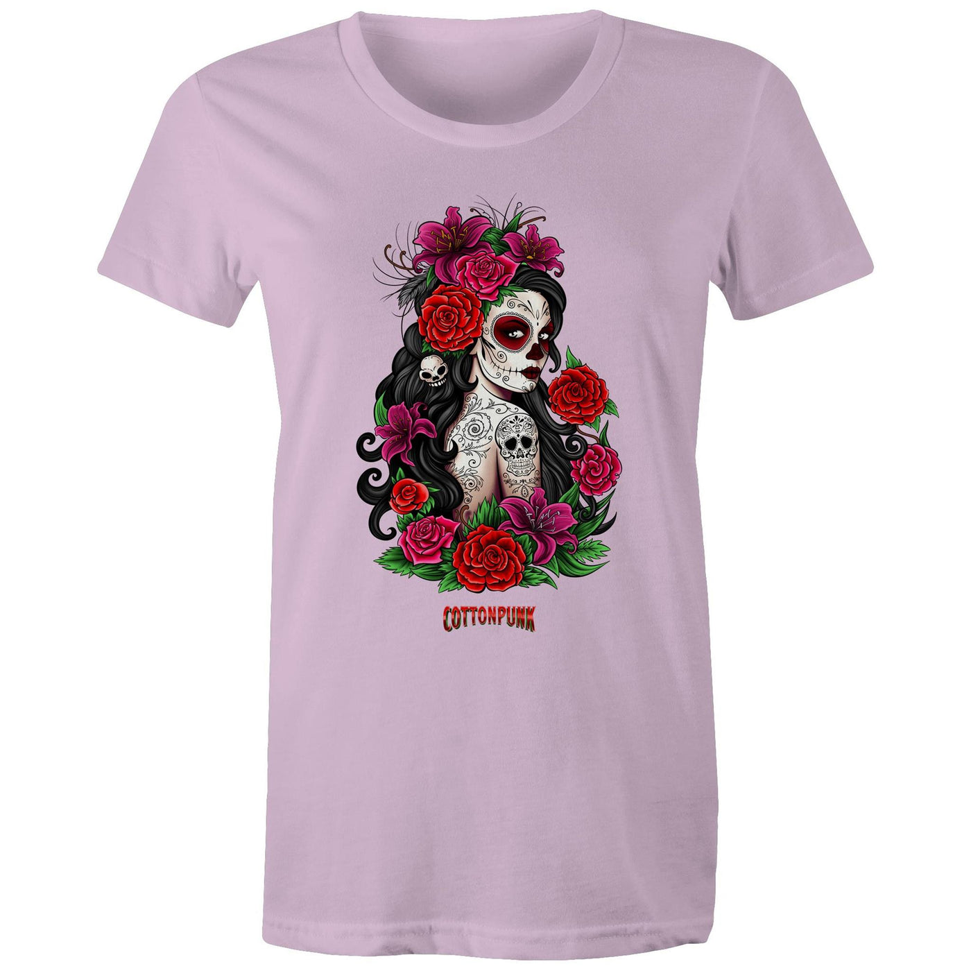 EL AMOR NUNCA MUERE - Womens T-Shirt - FRONT PRINT