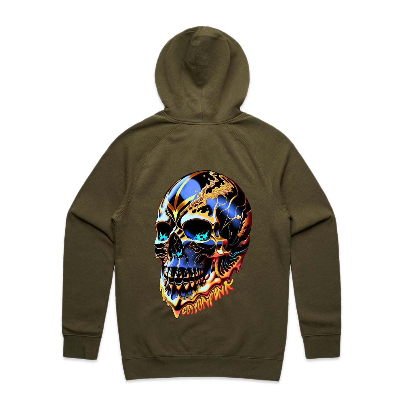 LUCID NIGHTMARE - Mens Pocket Hoodie - BACK PRINT