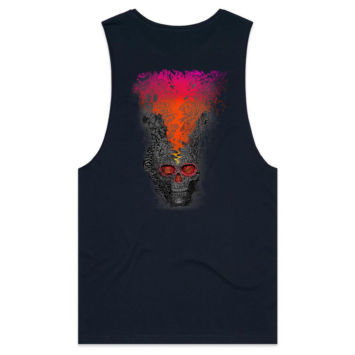 DIGITAL DETOX - Mens Sleeveless T-Shirt - BACK PRINT