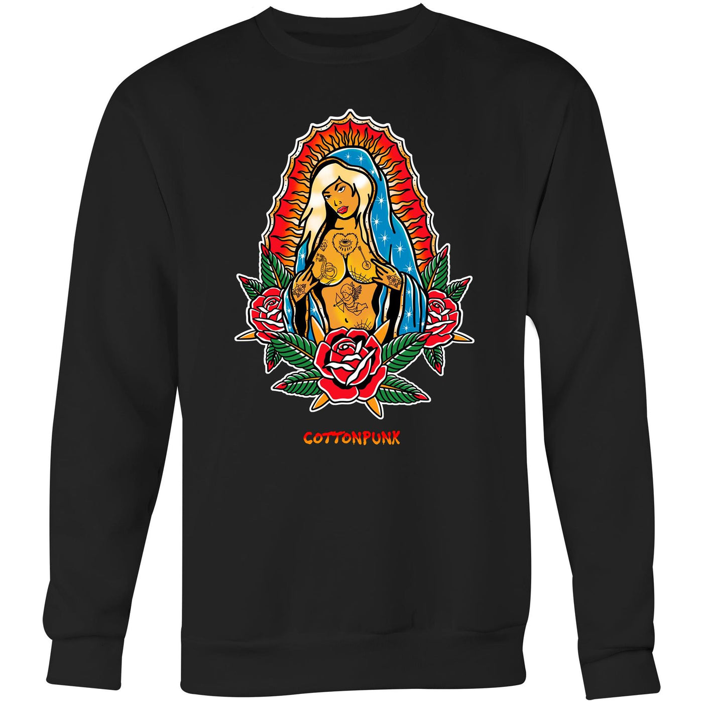 PRAY FOR BETTER TIMES - Mens Sweatshirt - FRONT PRINT