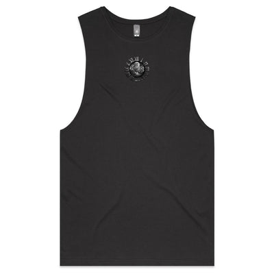 TIME MACHINE - Mens Sleeveless T-Shirt - BACK PRINT