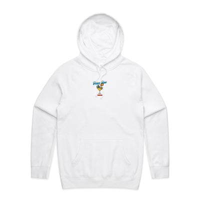 FOREVER HAPPY HOUR - Mens Pocket Hoodie - BACK PRINT