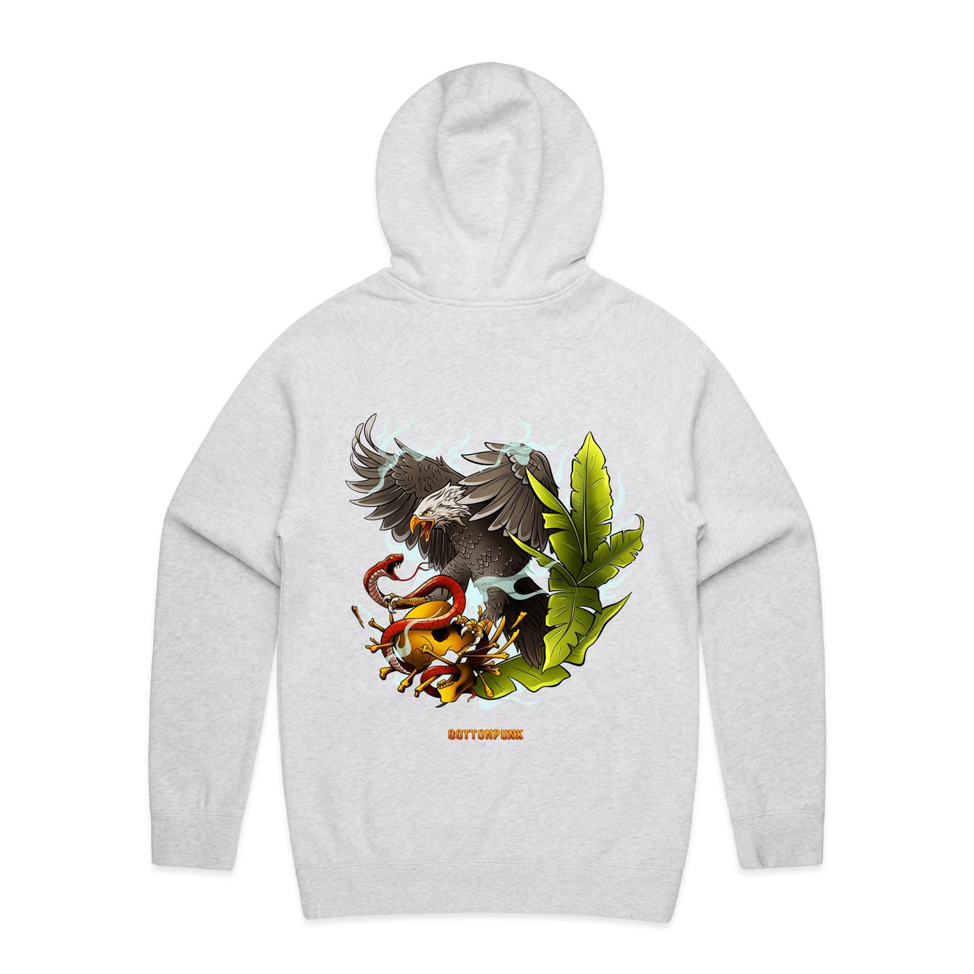 EAGLE - Mens Pocket Hoodie - BACK PRINT