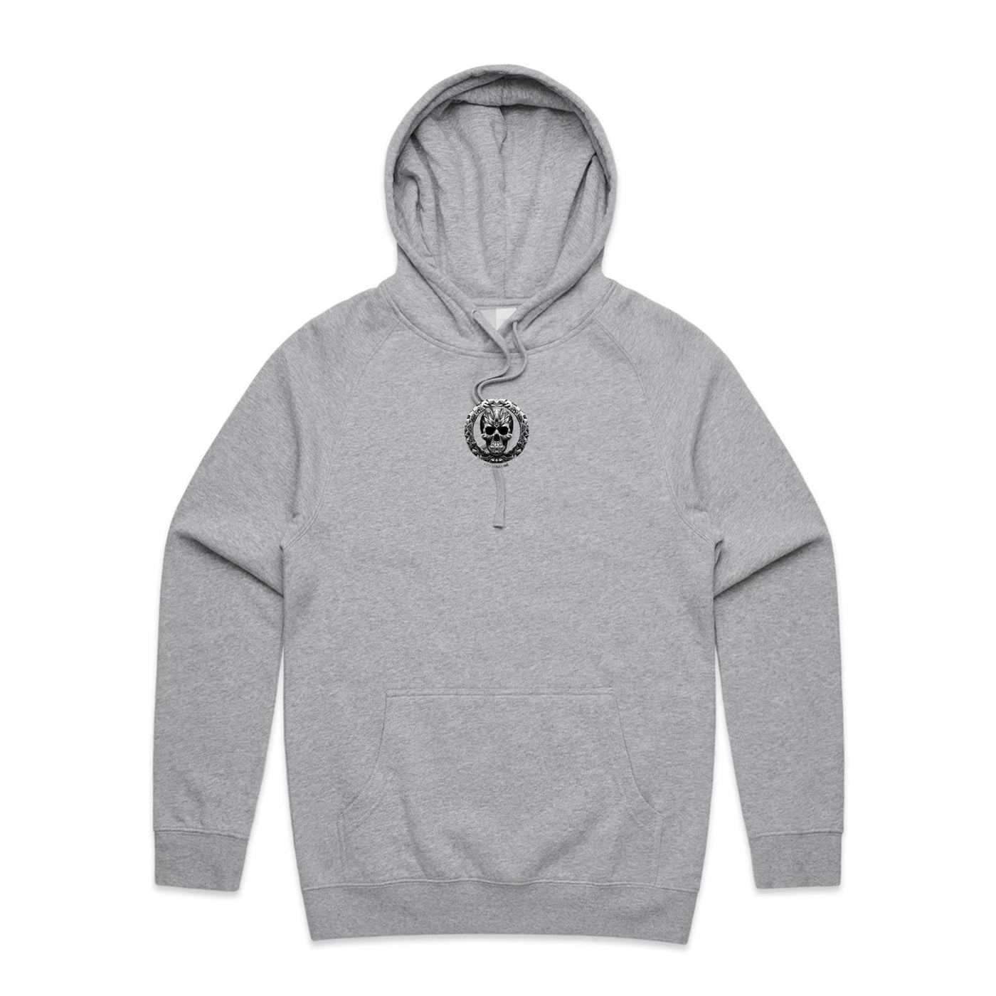 HEAVY METAL - Mens Pocket Hoodie - BACK PRINT