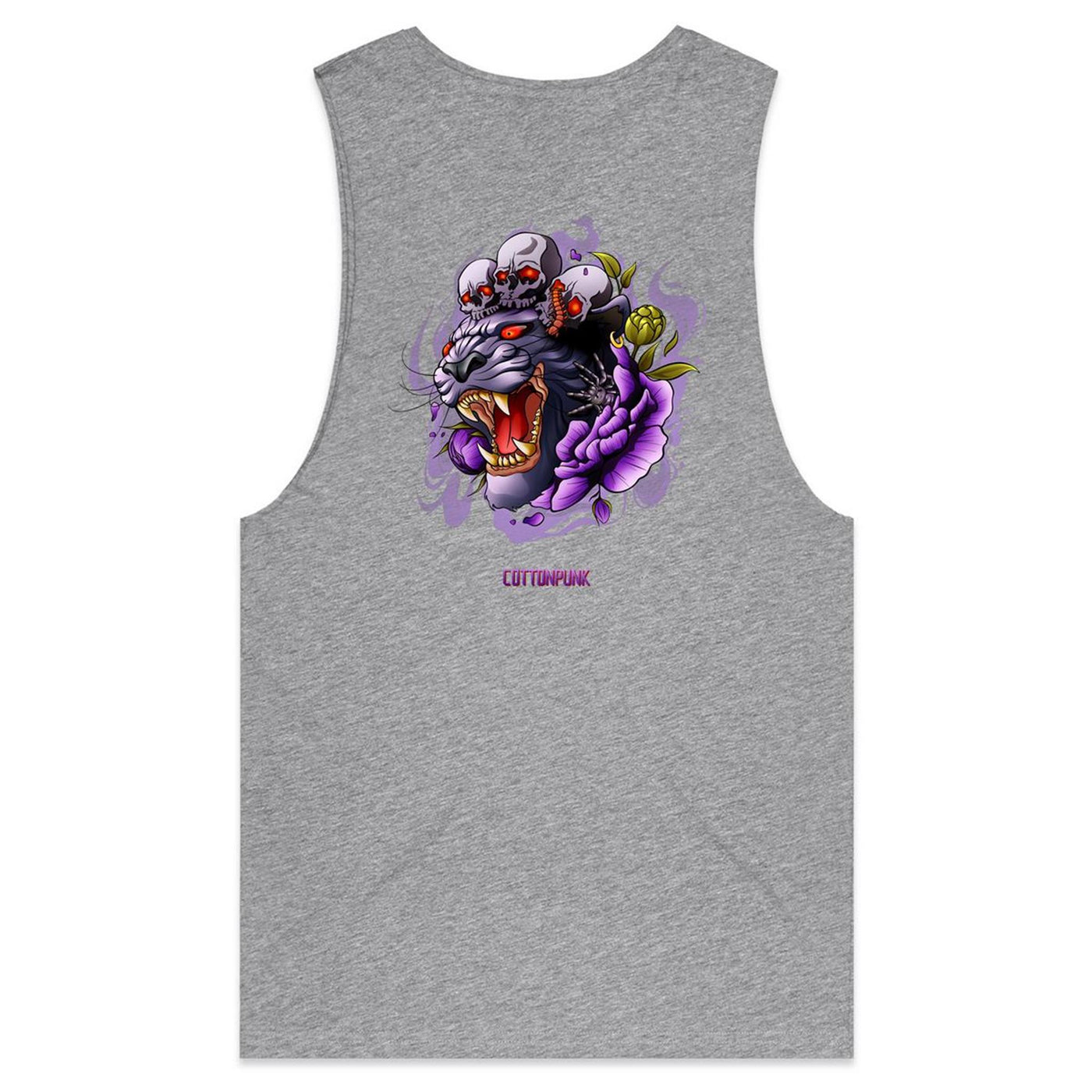 PANTHER - Mens Sleeveless T-Shirt - BACK PRINT