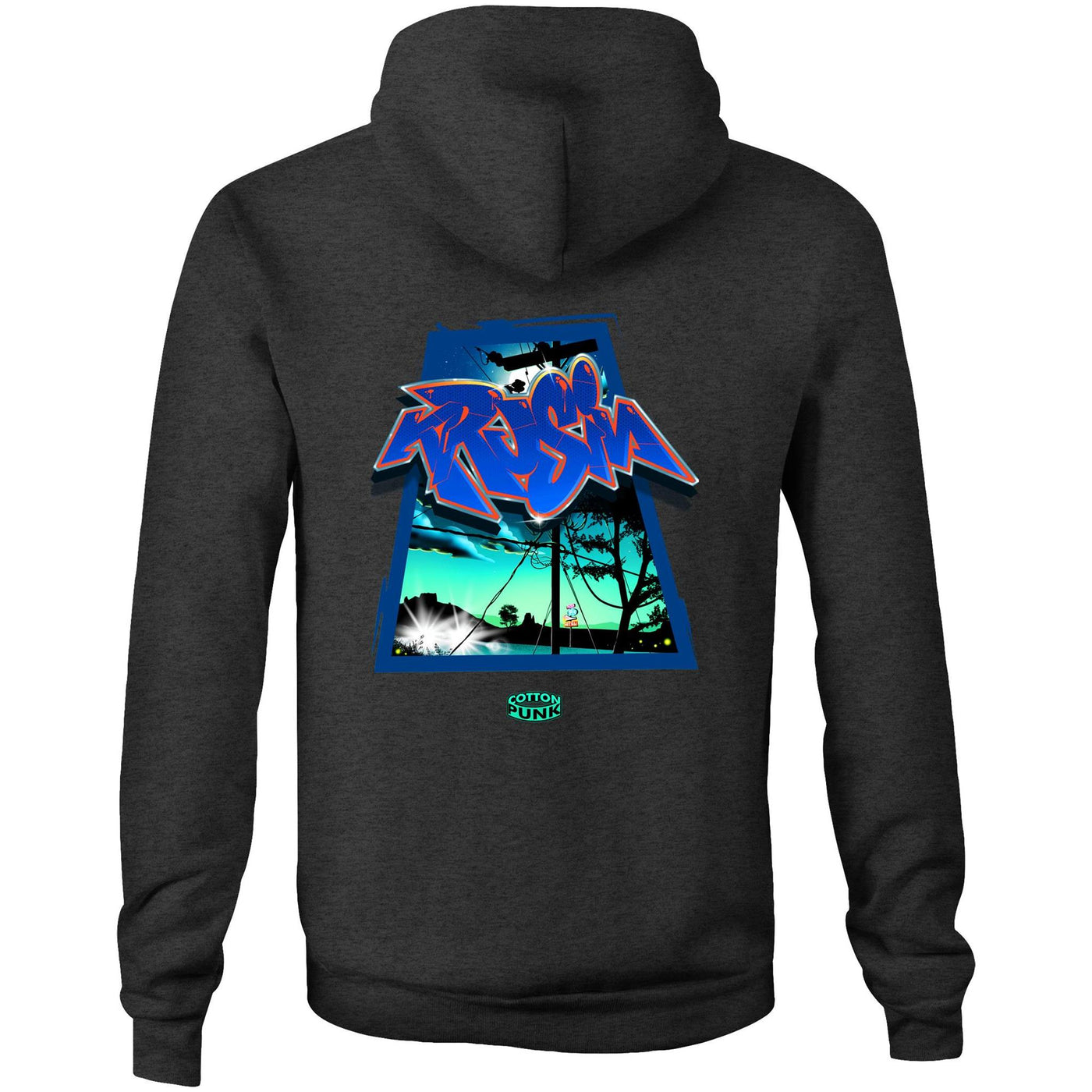 KRUSIN - Mens Pocket Hoodie - BACK PRINT