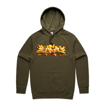 EAGLE (R) - Mens Pocket Hoodie - FRONT PRINT