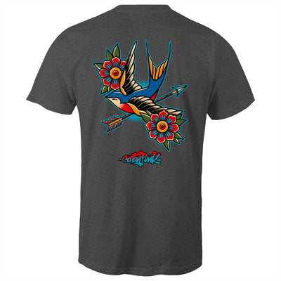 BIRD OF PREY - Mens T-Shirt - BACK PRINT