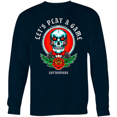 LET'S PLAY A GAME - Mens Sweatshirt - FRONT PRINT