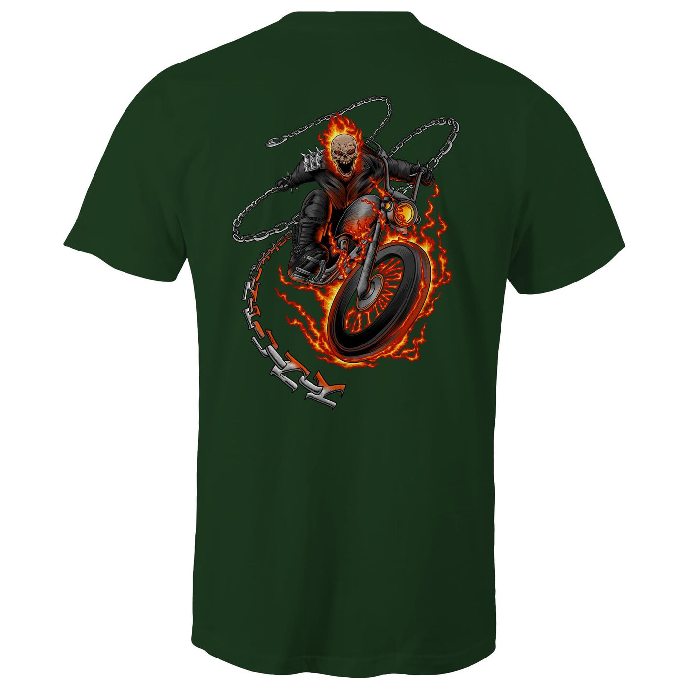 DEATH RIDER - Mens T-Shirt - BACK PRINT