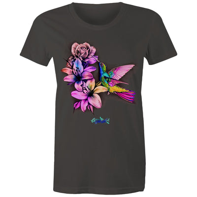 HUMMINGBIRD - Womens T-Shirt - FRONT PRINT