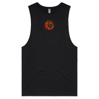 BLOOD MOON - Mens Sleeveless T-Shirt - BACK PRINT