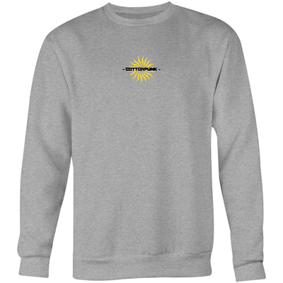 FOLLOW THE SUN - Mens Sweatshirt - BACK PRINT