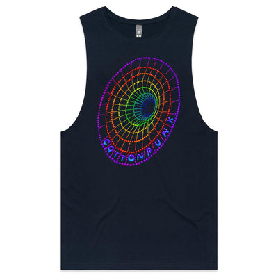 OPEN YOUR MIND - Mens Sleeveless T-Shirt - FRONT PRINT