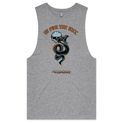 IN FOR THE KILL - Mens Sleeveless T-Shirt - FRONT PRINT