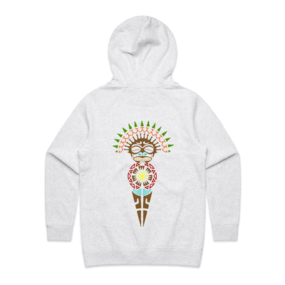 PAINKILLA (W) - Womens Pocket Hoodie - BACK PRINT