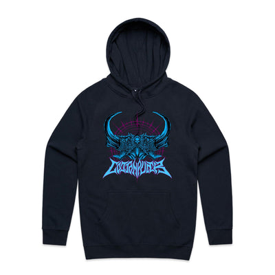 BLACK SPELL II - Mens Pocket Hoodie - FRONT PRINT