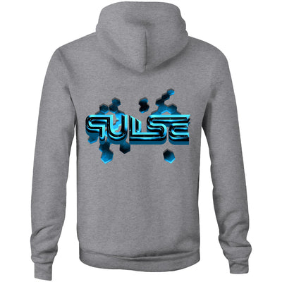 PULSE - Mens Pocket Hoodie - BACK PRINT