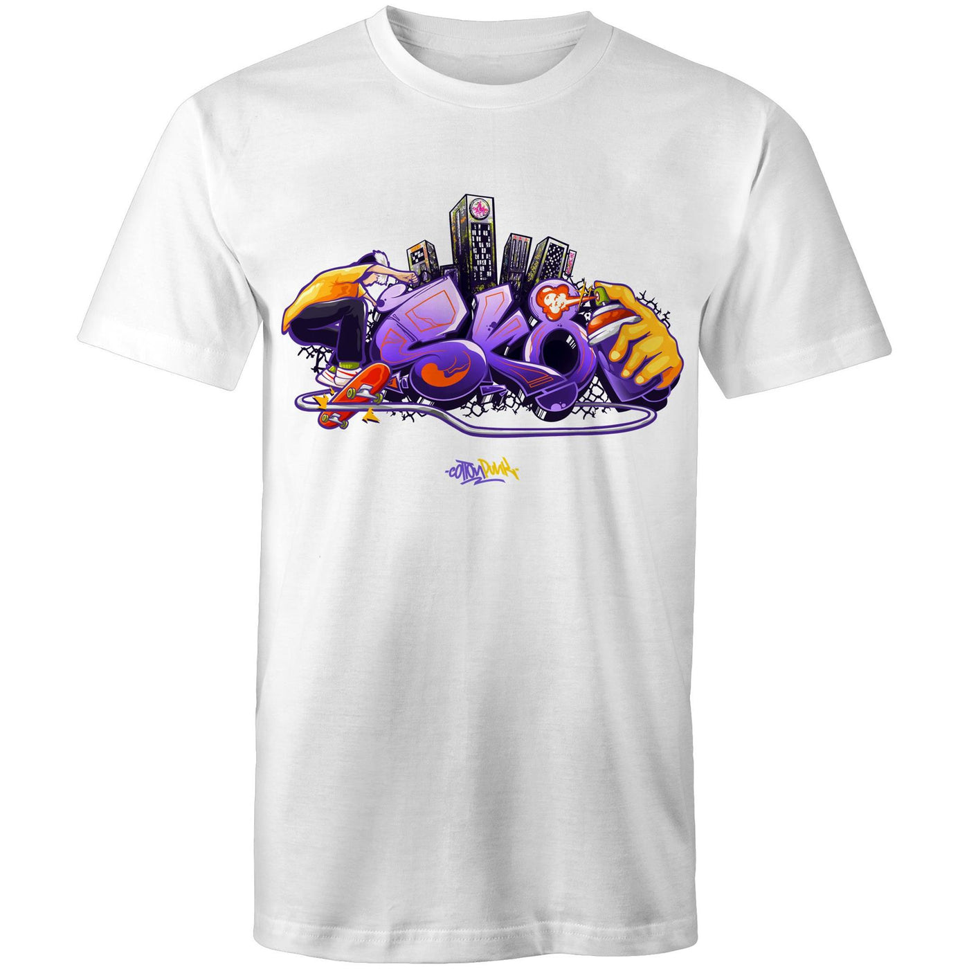 SK8 - Mens T-Shirt - FRONT PRINT