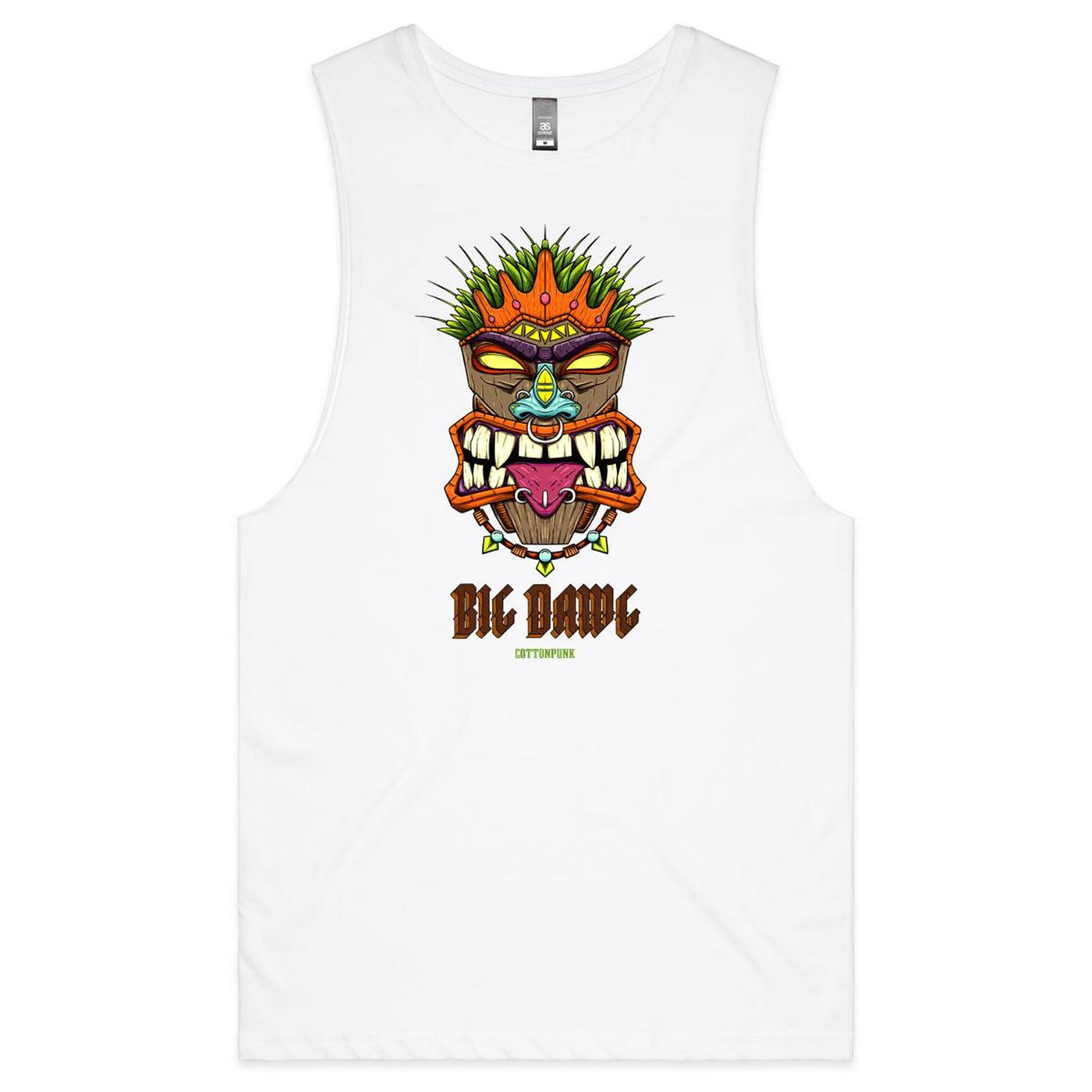 BIG DAWG - Mens Sleeveless T-Shirt - FRONT PRINT