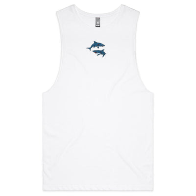 WILD RIDE - Mens Sleeveless T-Shirt - BACK PRINT