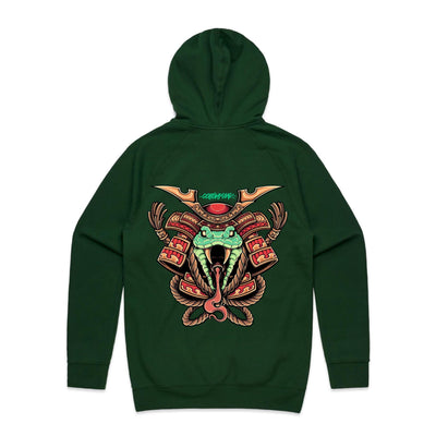 SPIRIT SNAKE - Mens Pocket Hoodie - BACK PRINT