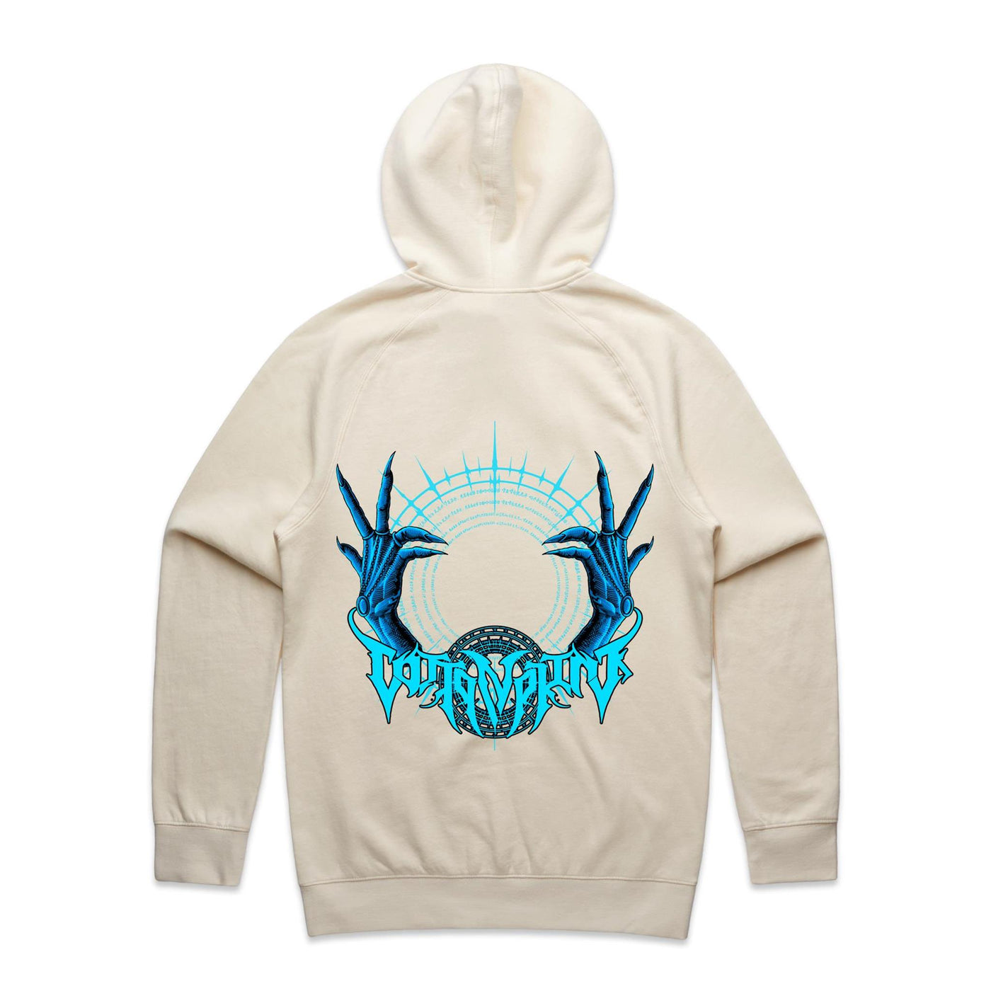 RISING - Mens Pocket Hoodie - BACK PRINT