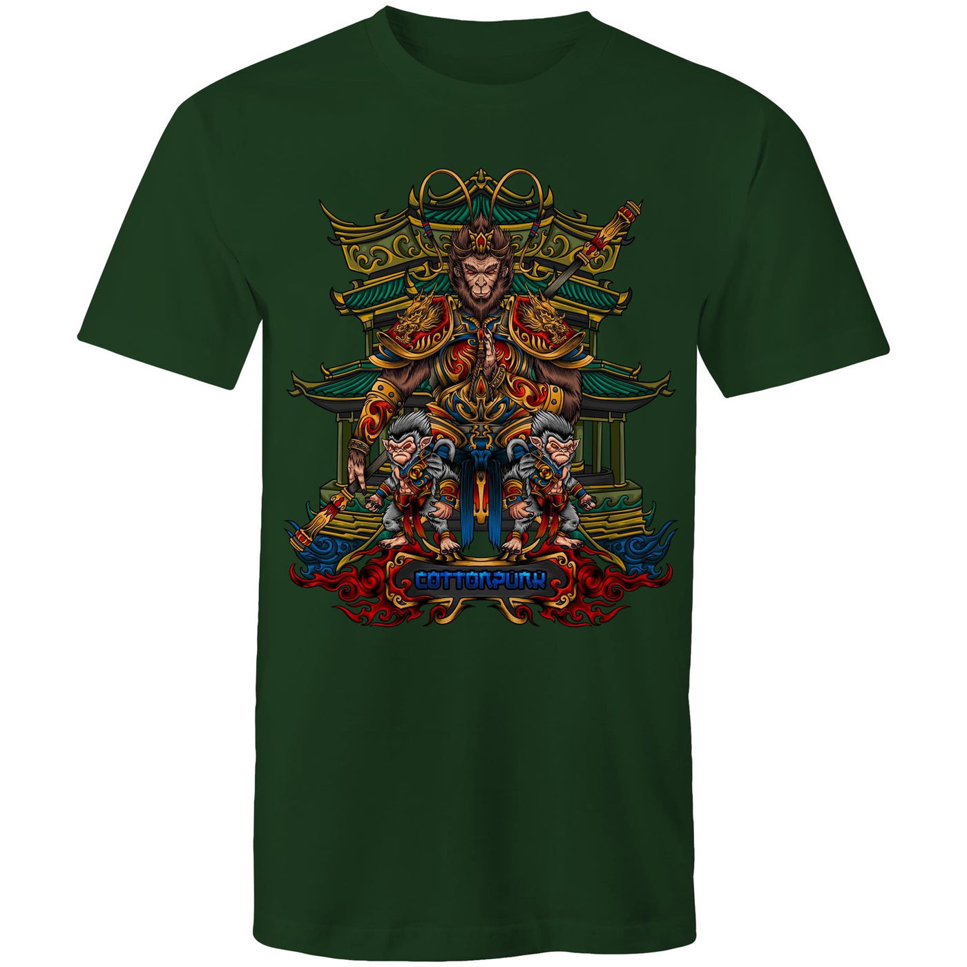 MONKEY KING - Mens T-Shirt - FRONT PRINT