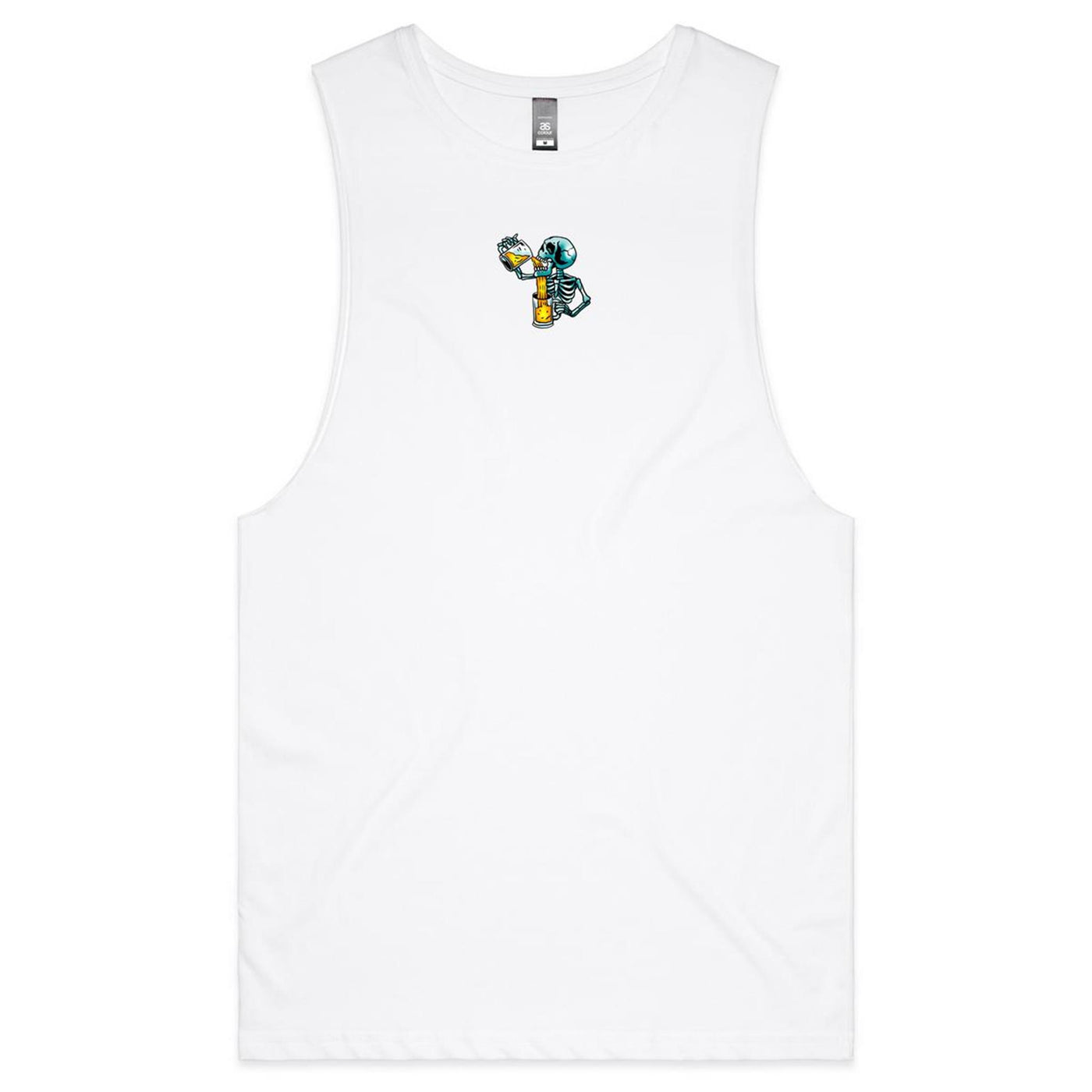 IS IT STILL HAPPY HOUR? - Mens Sleeveless T-Shirt - BACK PRINT