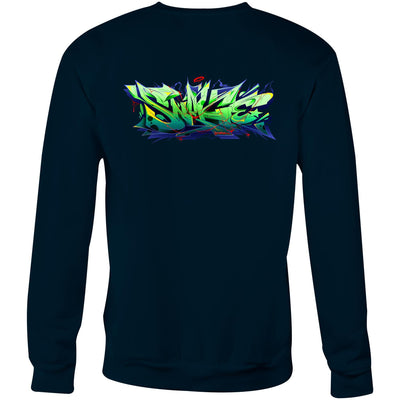 SNAKE (R) - Mens Sweatshirt - BACK PRINT