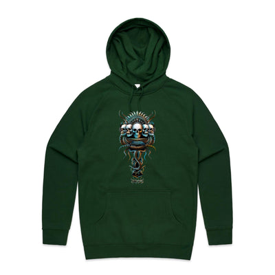 experiMENTAL - Mens Pocket Hoodie - FRONT PRINT