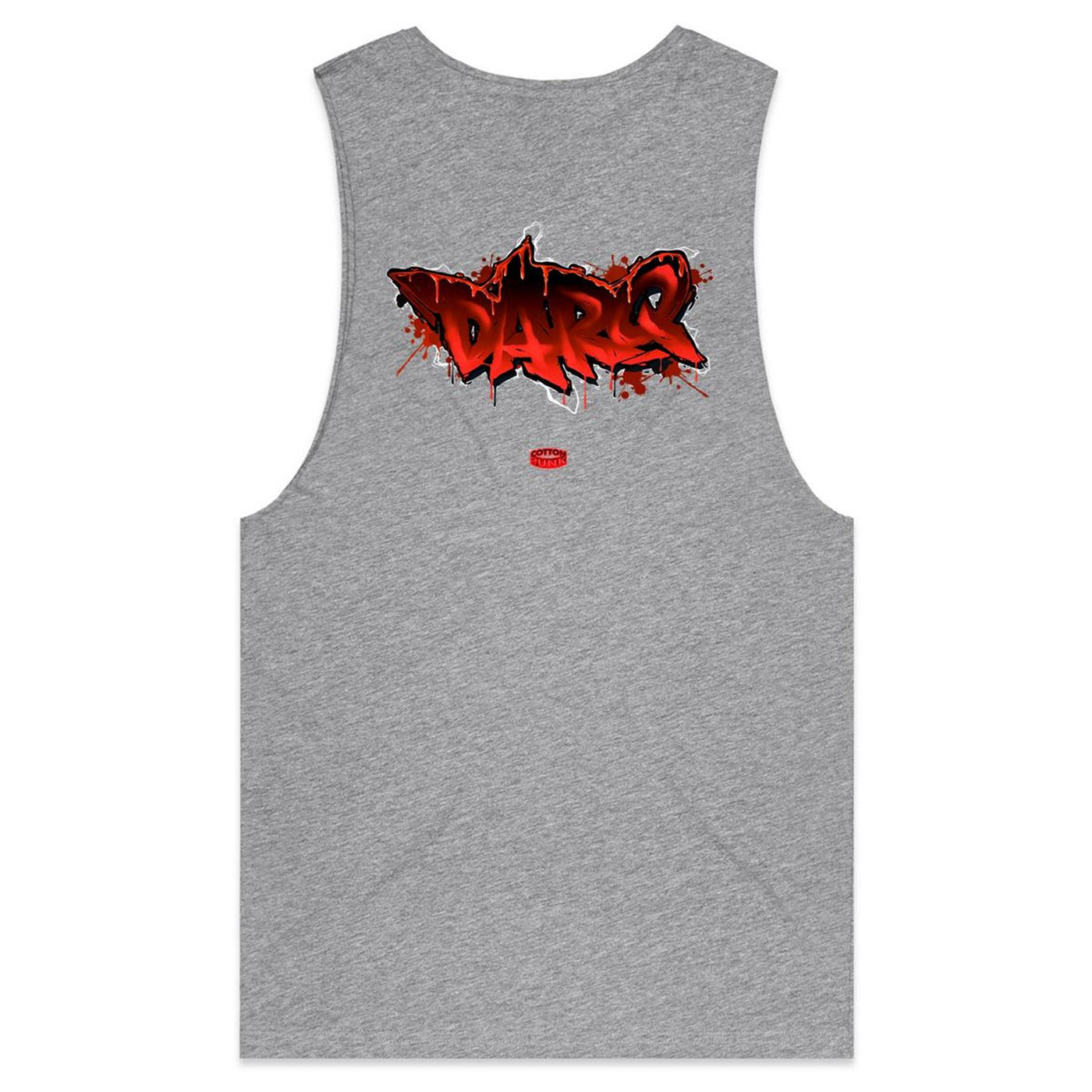 DARQ - Mens Sleeveless T-Shirt - BACK PRINT