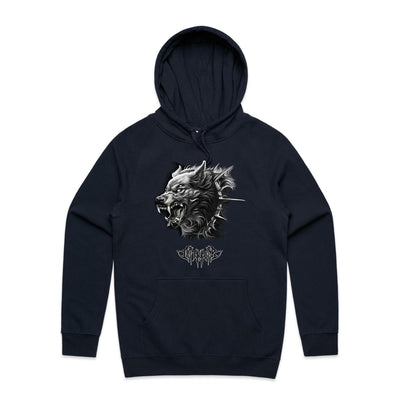 WEREWOLF - Mens Pocket Hoodie - FRONT PRINT