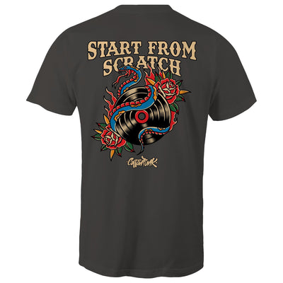 START FROM SCRATCH - Mens T-Shirt - BACK PRINT