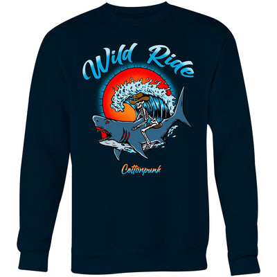 WILD RIDE - Mens Sweatshirt - FRONT PRINT