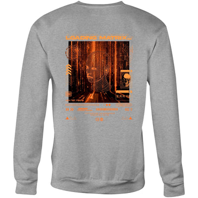 LOADING MATRIX 2 - Mens Sweatshirt - BACK PRINT