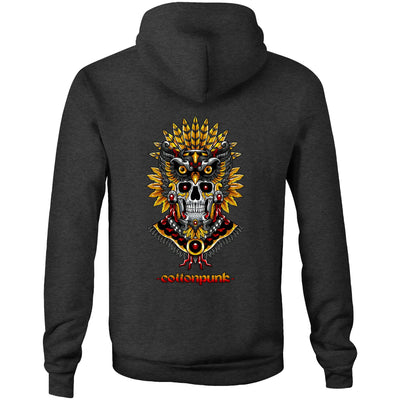 PRAY TO YOUR GODS - Mens Pocket Hoodie - BACK PRINT