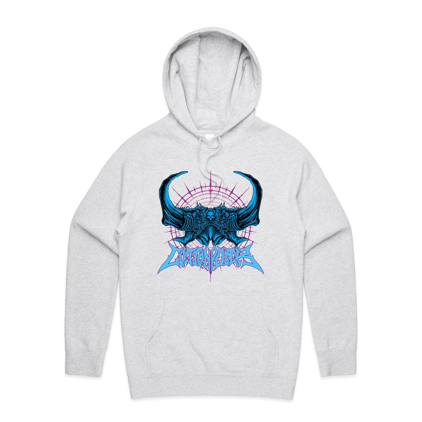 BLACK SPELL II - Mens Pocket Hoodie - FRONT PRINT