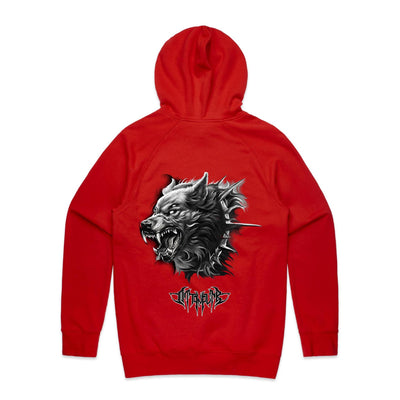 WEREWOLF - Mens Pocket Hoodie - BACK PRINT