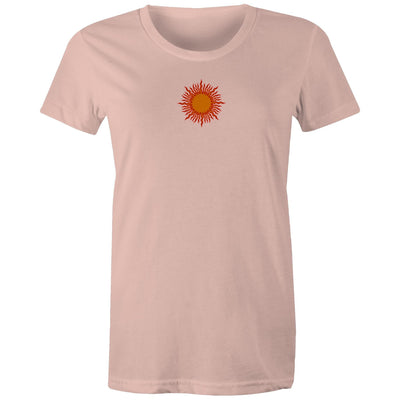 SUNSET VIBES (W) - Womens T-Shirt - BACK PRINT