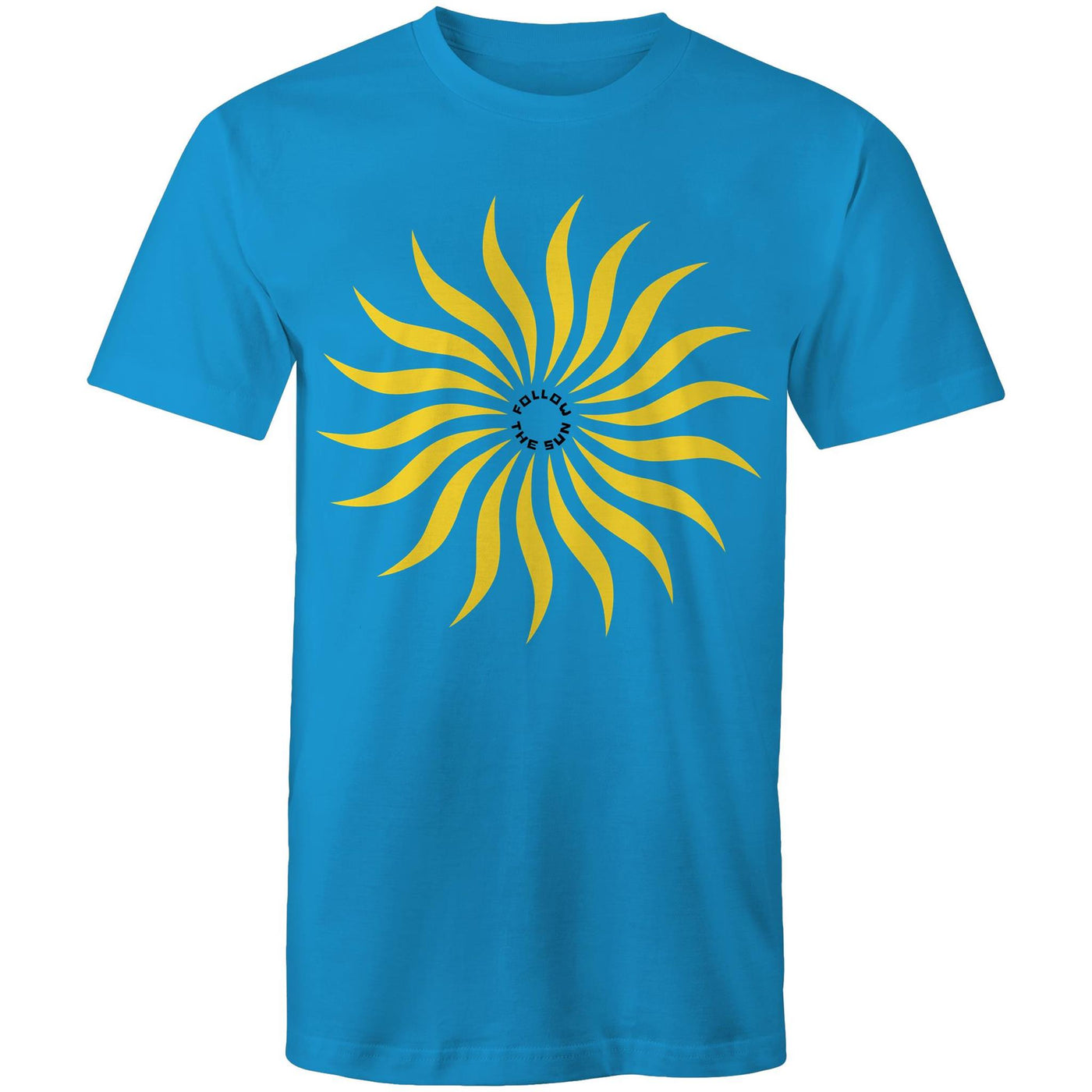 FOLLOW THE SUN II - Mens T-Shirt - FRONT PRINT