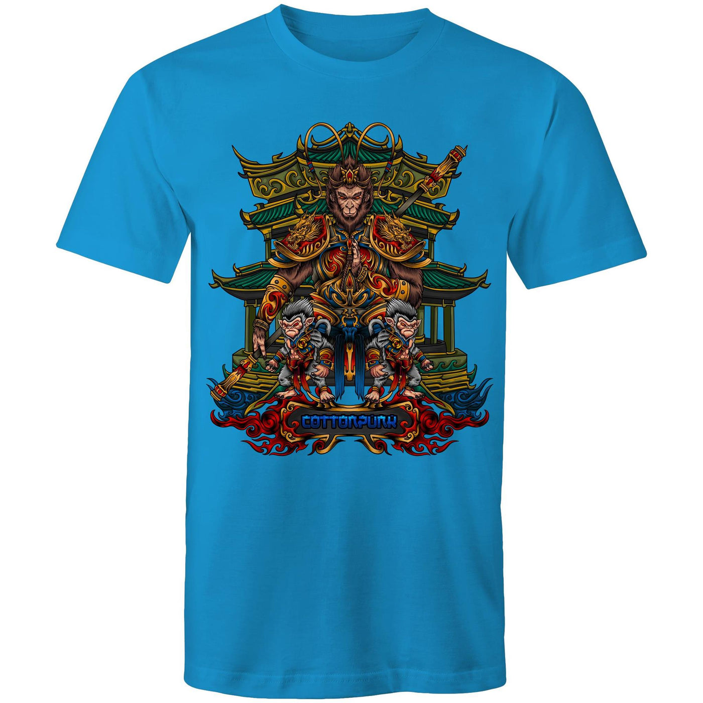 MONKEY KING - Mens T-Shirt - FRONT PRINT