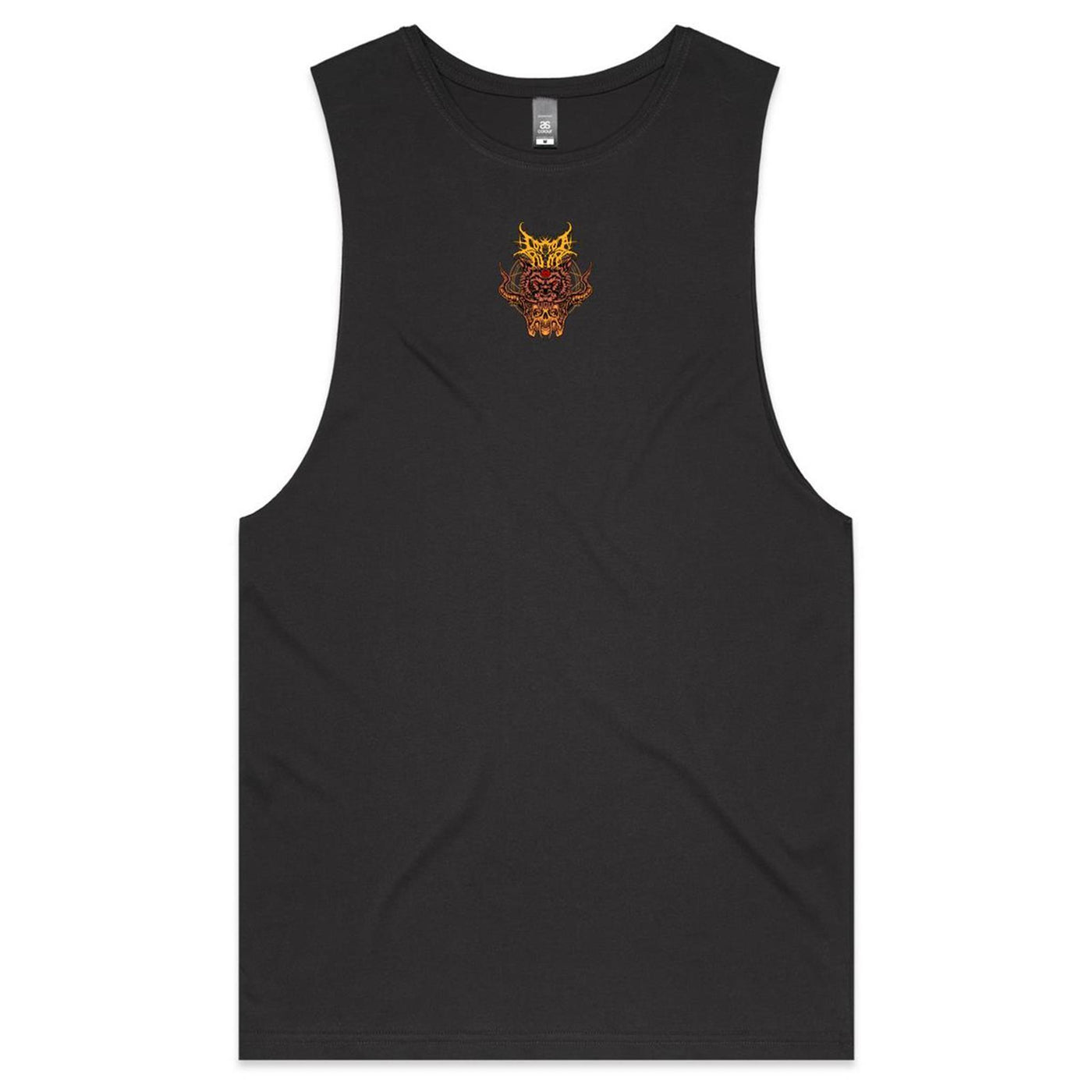 ALMOST HUMAN II - Mens Sleeveless T-Shirt - BACK PRINT