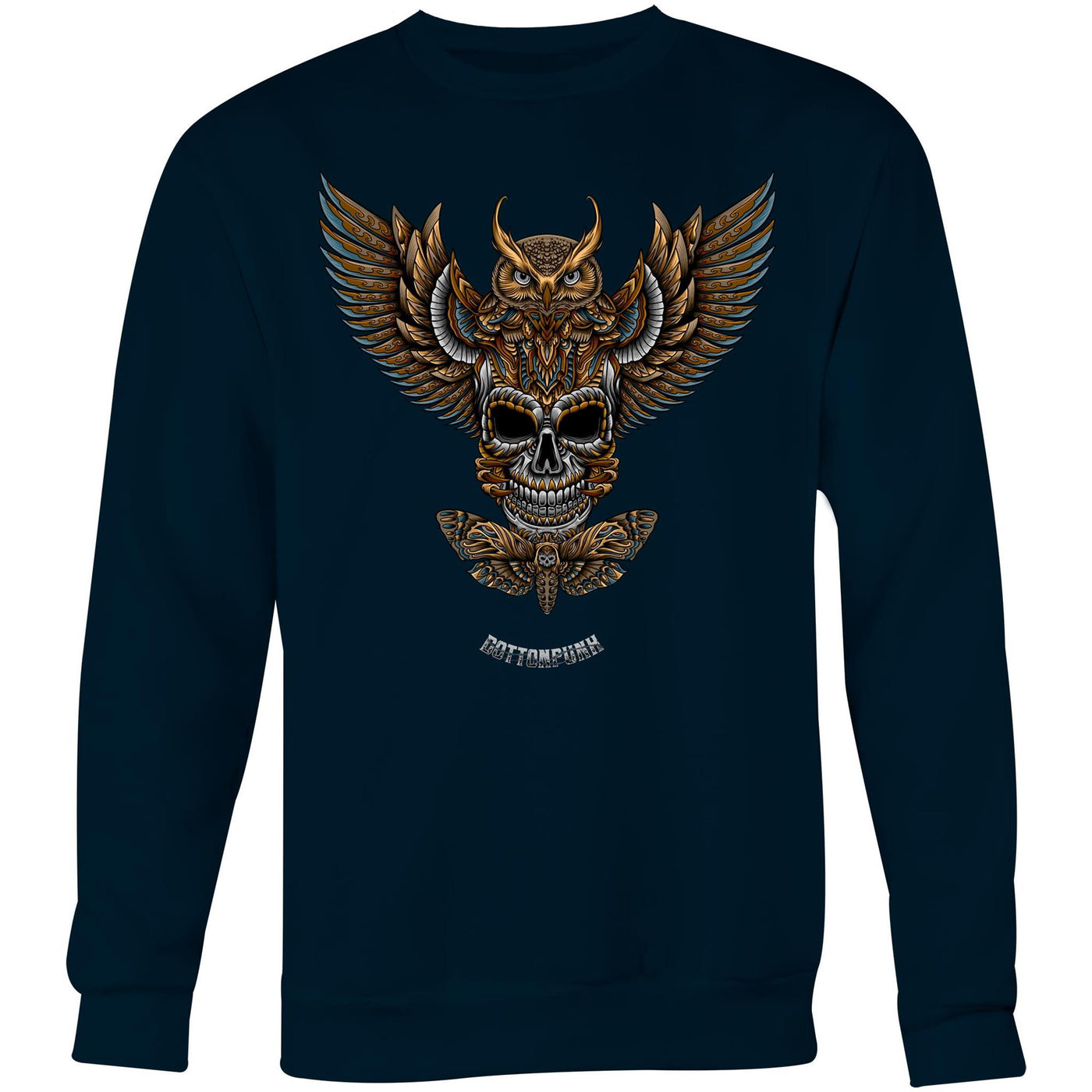 NIGHT HUNT - Mens Sweatshirt - FRONT PRINT