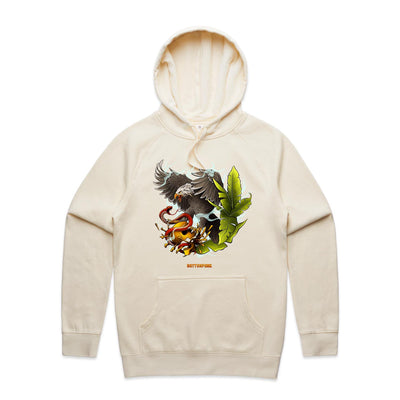 EAGLE - Mens Pocket Hoodie - FRONT PRINT