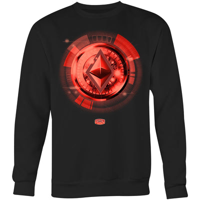 ETHEREUM IV - Mens Sweatshirt - FRONT PRINT